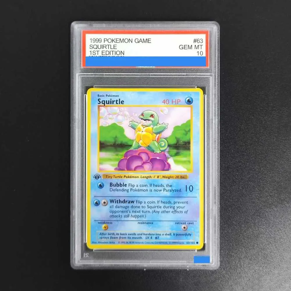 squirtle pokemon card first edition Carapuce Base Set 1st 63/102 French PSA 9 – TBC Games If heads 1999 Pokemon Base Set Shadowless