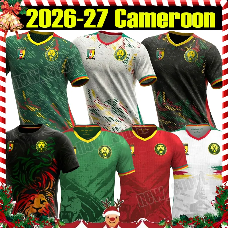 Men's Cameroon Soccer Jersey 2026 Football Shirt Short Sleeve