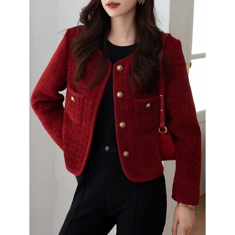 Women S Suits Blazers CJFHJE Red Tweed Women Autumn... From 15,58  | DHgate