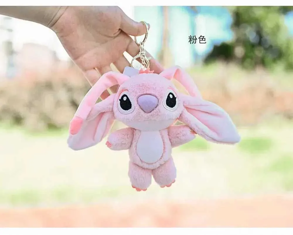 ディズニーかわいいスティッチぬいぐるみキーホルダーおもちゃ素敵な