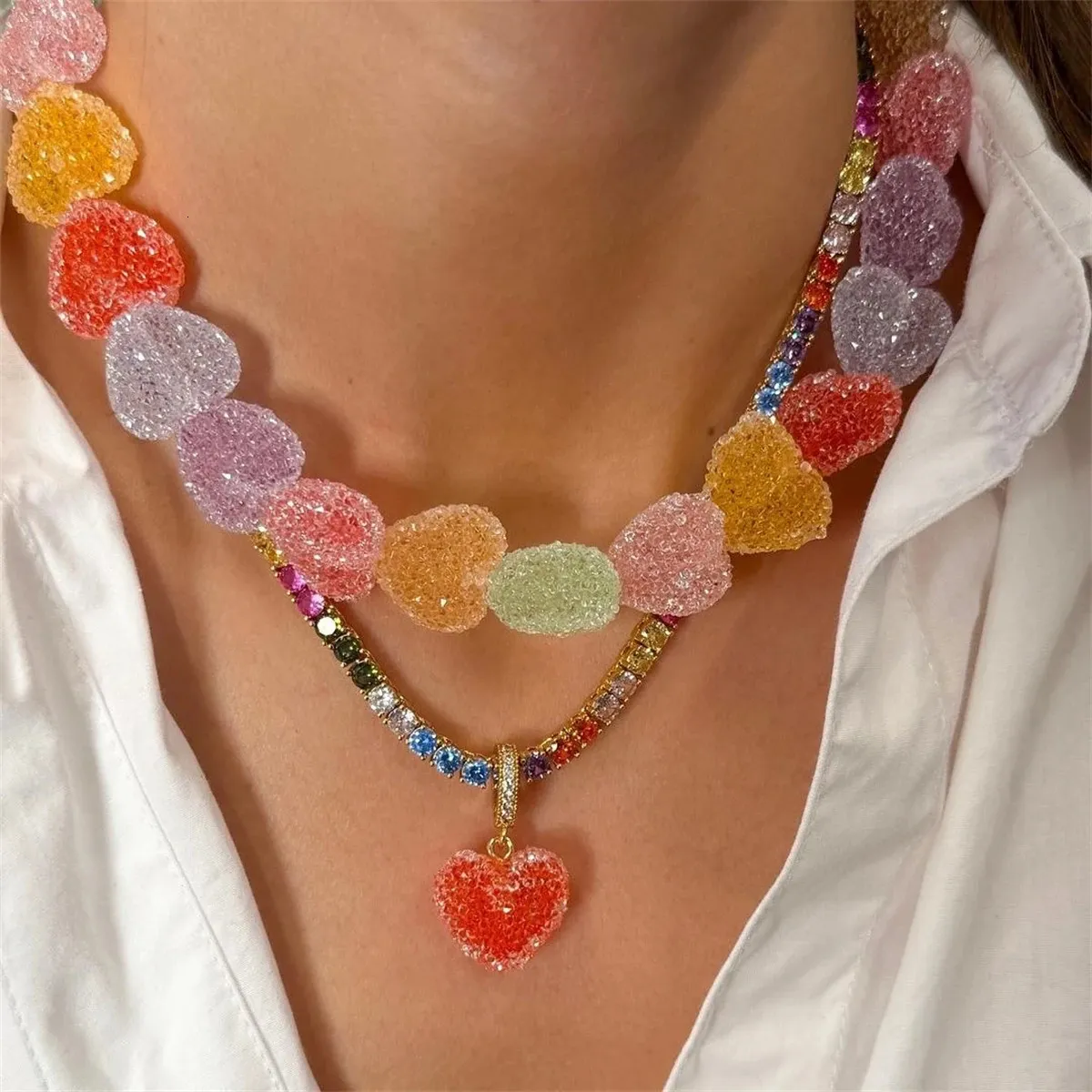 Ciondolo A Goccia Di Sangue In Resina Rossa – Collana Unisex Dal Design Creativo, Indossabile Come Bracciale O Cavigliera - 2