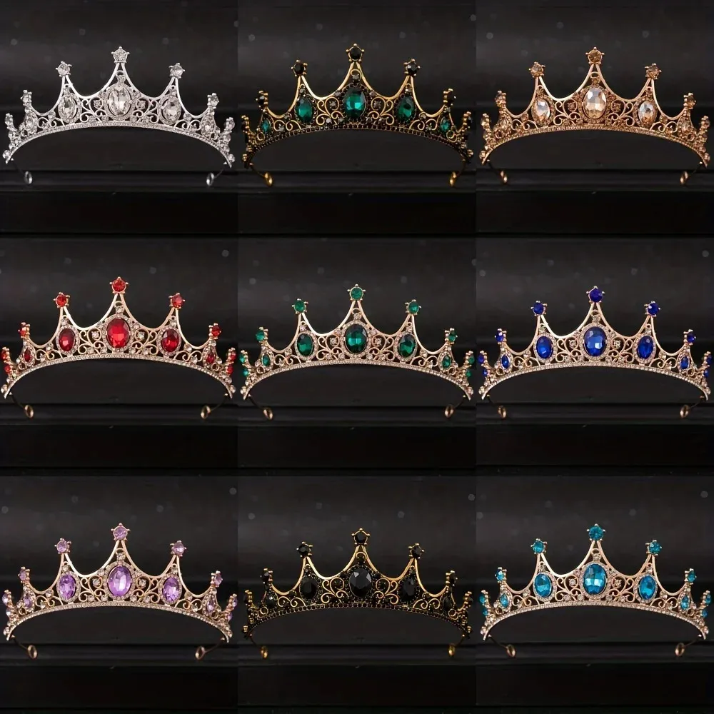 Diadema Matrimonio Tiara Cristallo Schmoopy - Elegante Per Spose E
