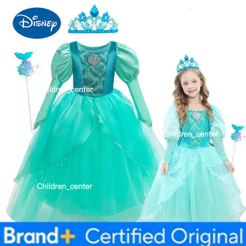 Disney Little Mermaid Ariel Costume For Girl Green... From 9,98  | DHgate