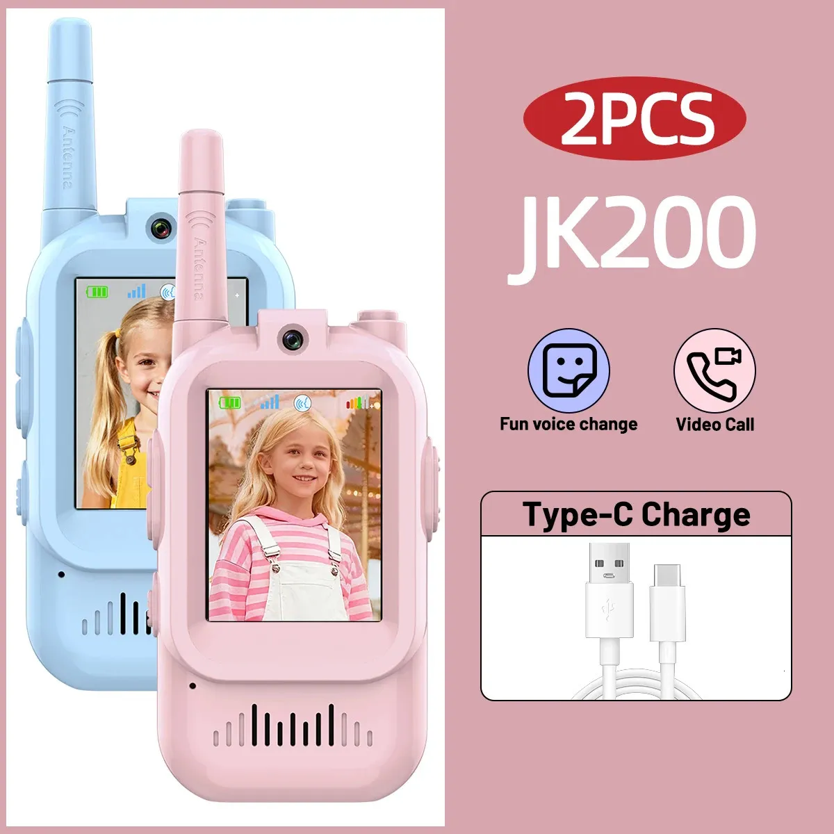 2 Piezas Walkie Talkie Juguetes Para Niños Juguete Radio 2 Piezas Walkie Talkie Juguetes Para Niños Juguete Radio