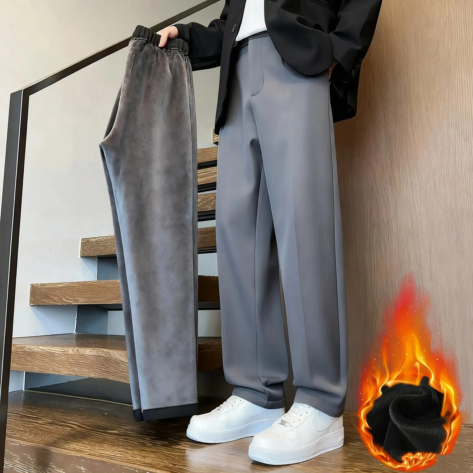 fleece lined mens dress pants Heated Utility Fleece Pants | Men's Workwear