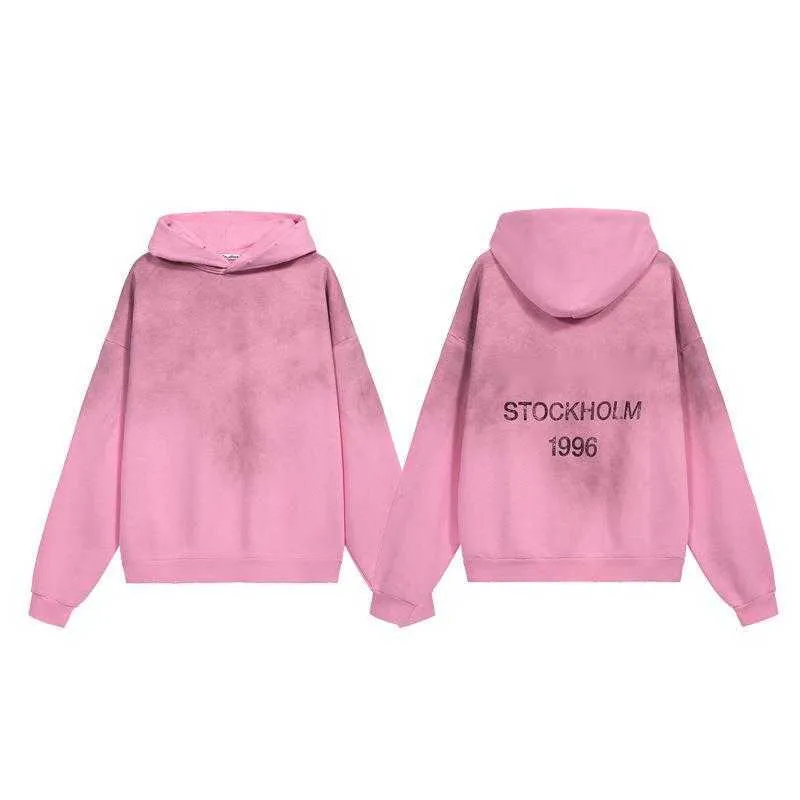 ASKYURSELF Mens Vintage Washed Hoodie Cashew Flower Angel Print