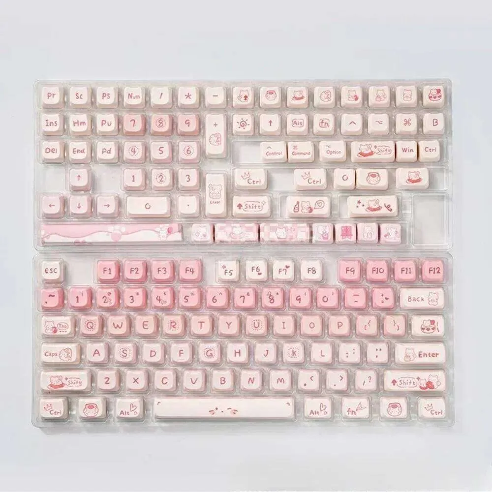 MAO Sevimli Pembe PBT Klavye Tuş Seti MX Switch Yi TL806.44