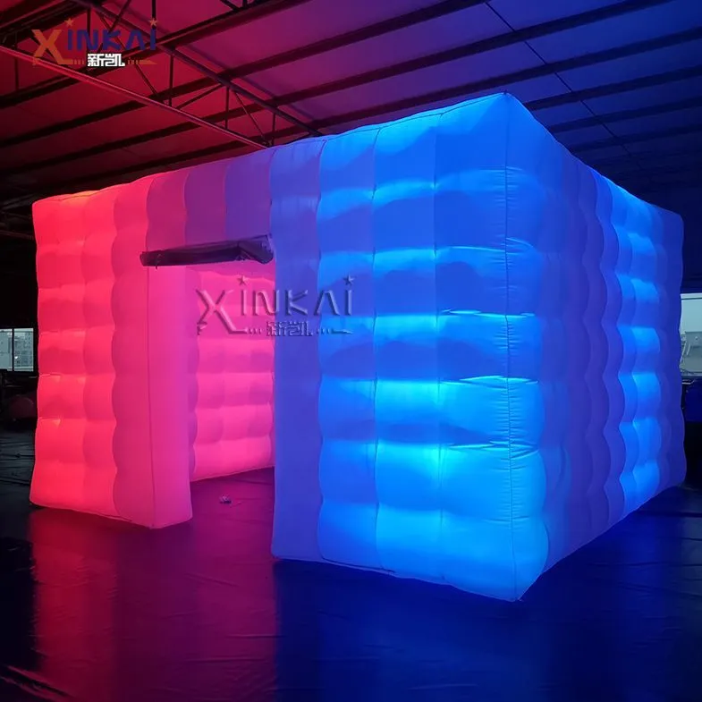 Portable Inflatable LED Lighted Cube Tent Large... From Longfeifei ...