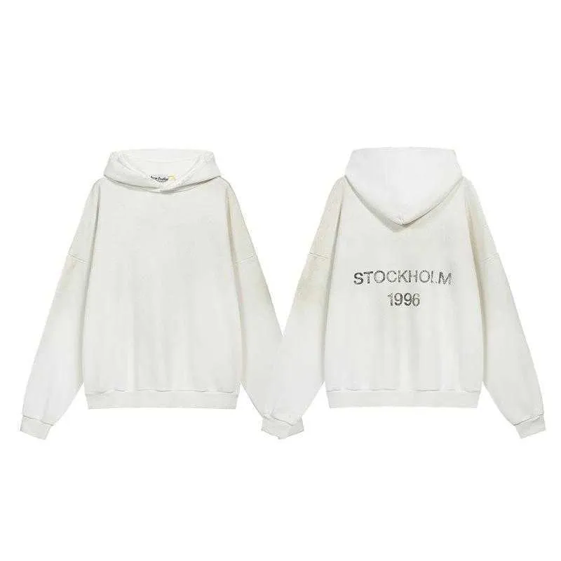 ASKYURSELF Mens Vintage Washed Hoodie Cashew Flower Angel Print