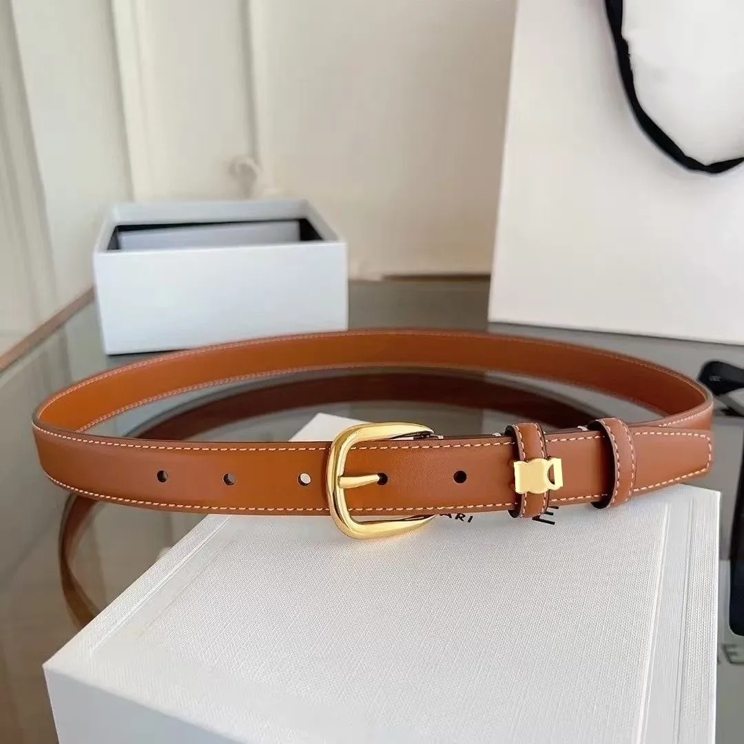 Genuine Leather Belt with Gold Buckle Luxury Fashion Belt for Jeans and Dresses Women Belts for Jeans Dresses Designer Vintage Genuine  main image 4