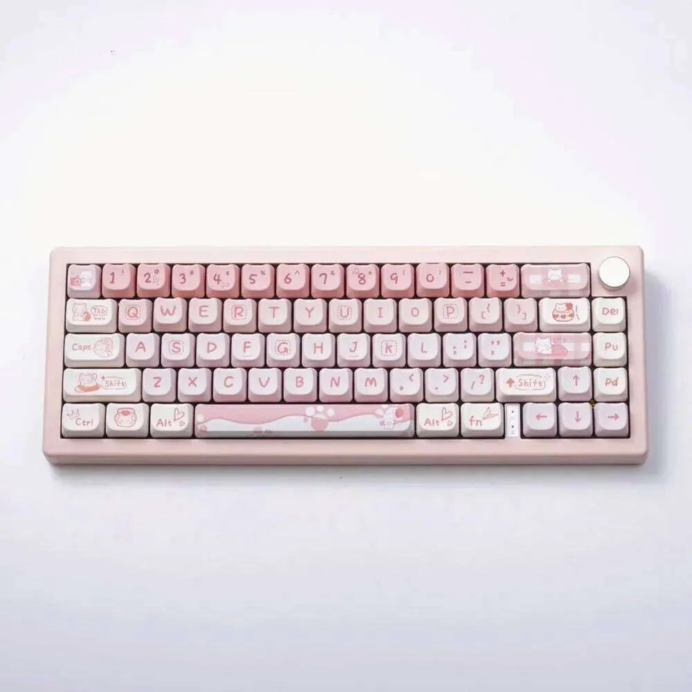MAO Sevimli Pembe PBT Klavye Tuş Seti MX Switch Yi TL806.44