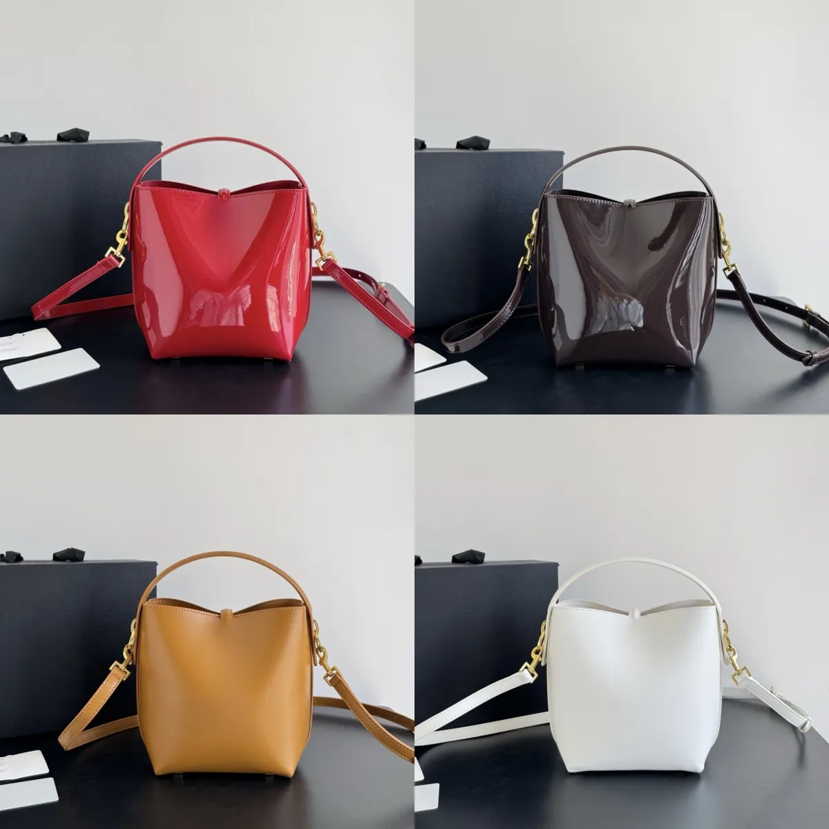 Designer Bag Red Lacquer Leather Mini Tote Shoulder From Best designer-bag-red-lacquer-leather-mini-tote-shoulder-from-best