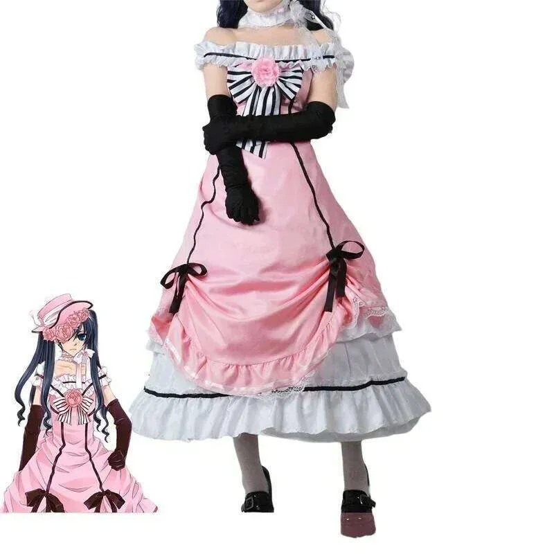 Black Butler Ciel Phantomhive Pink Robin Uniform... From 36,16  | DHgate