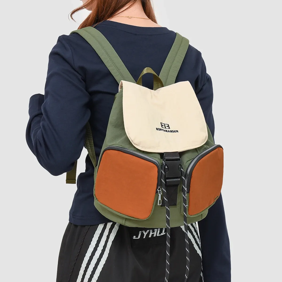 Drawstring Backpack School Commuting Outdoor Tablet Waterproof Travel Bag Women Practical For Camping And Hiking Sports_voghion.com
