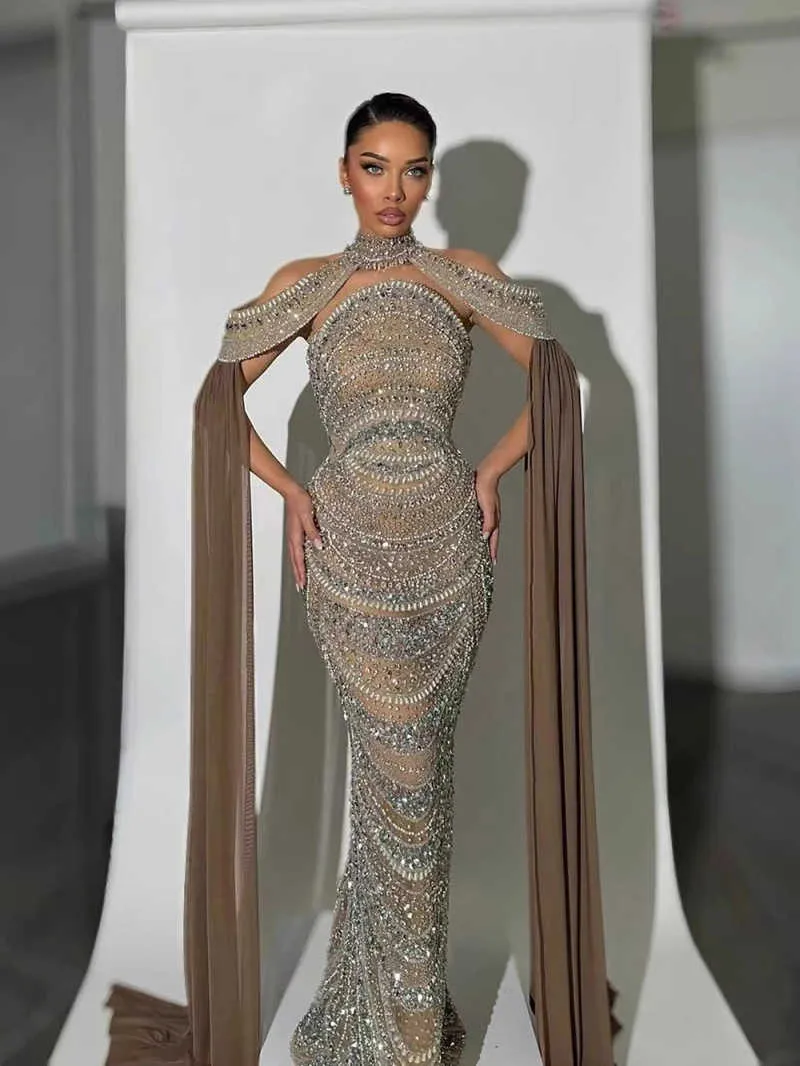 kosovo prom dresses Kosovo Albanian Red A-Line Red evening gowns with Beaded Gold Applique and Long Sleeves