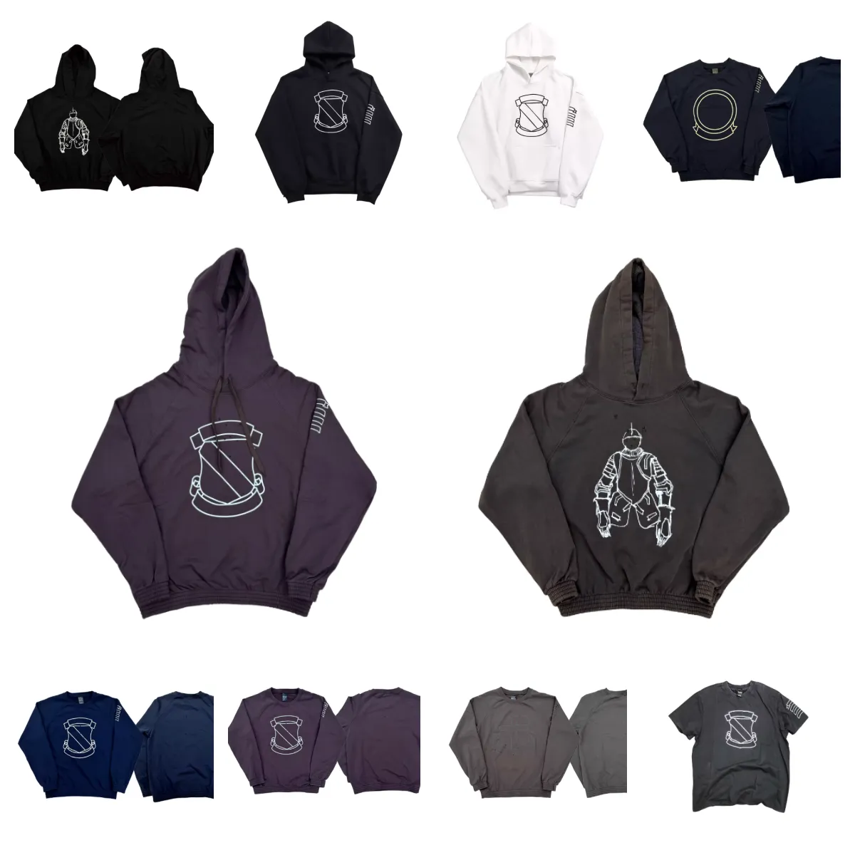 2026 Mens Independent Hoodie With Number Nine Shield From