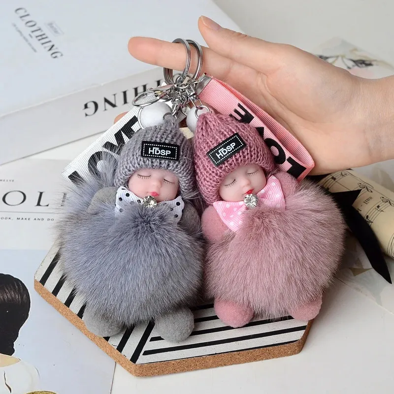 Portachiavi Carino Con Peluche A Forma Di Animaletto Verde - Regalo Per Bambina E Ragazza