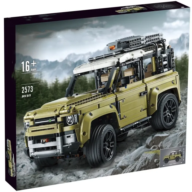 Land Rover Defender Building Blocks Set Off Road Car Model Toy For Kids ...