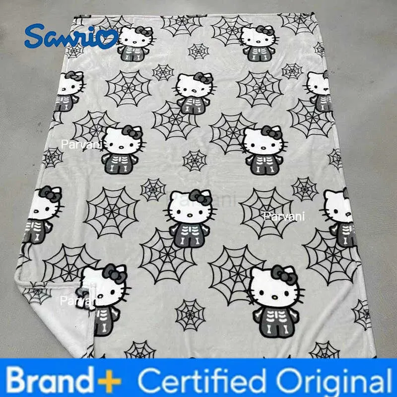 Grogram Cloak Sanrio Hello Kitty Pink Kawaii Grogram Cloak Universal Winter Blanket ...