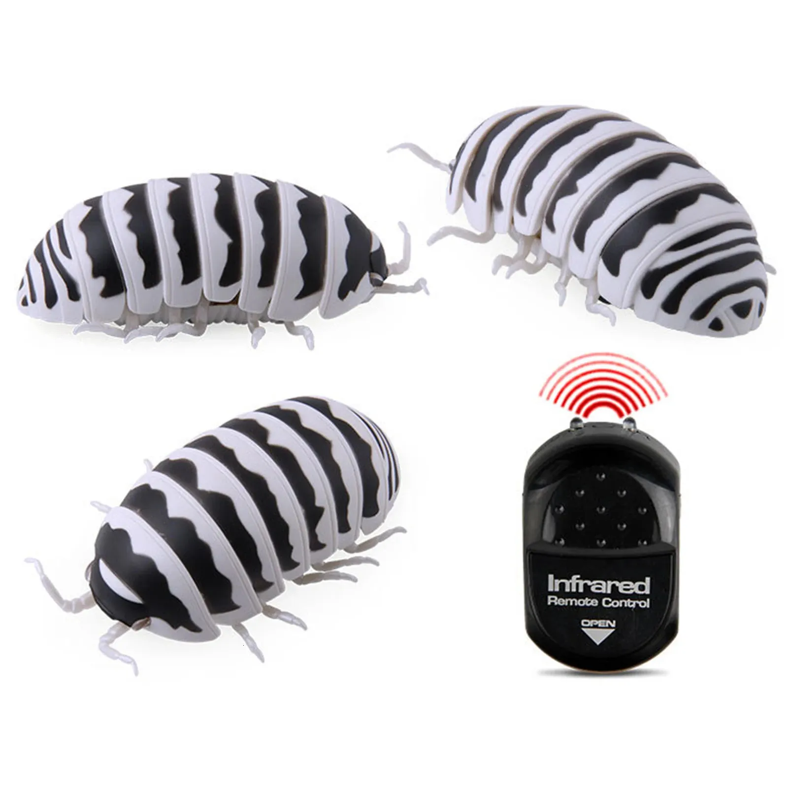 Robot Bug Toy Electric Pillbug Simulation Remote Control Insect Toy for ...