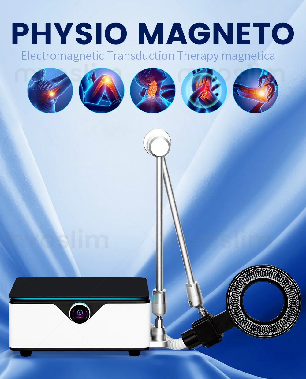 PEMF Magneto Therapy Device Portable Electromagnetic Machine for Pain ...