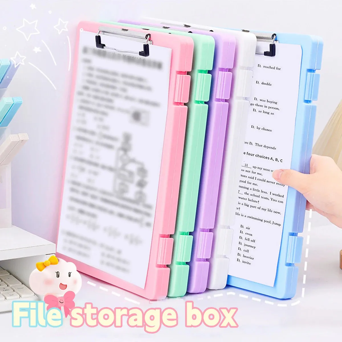 A4 File Folder Storage Box Large Capacity Document... From Wealdstore ...
