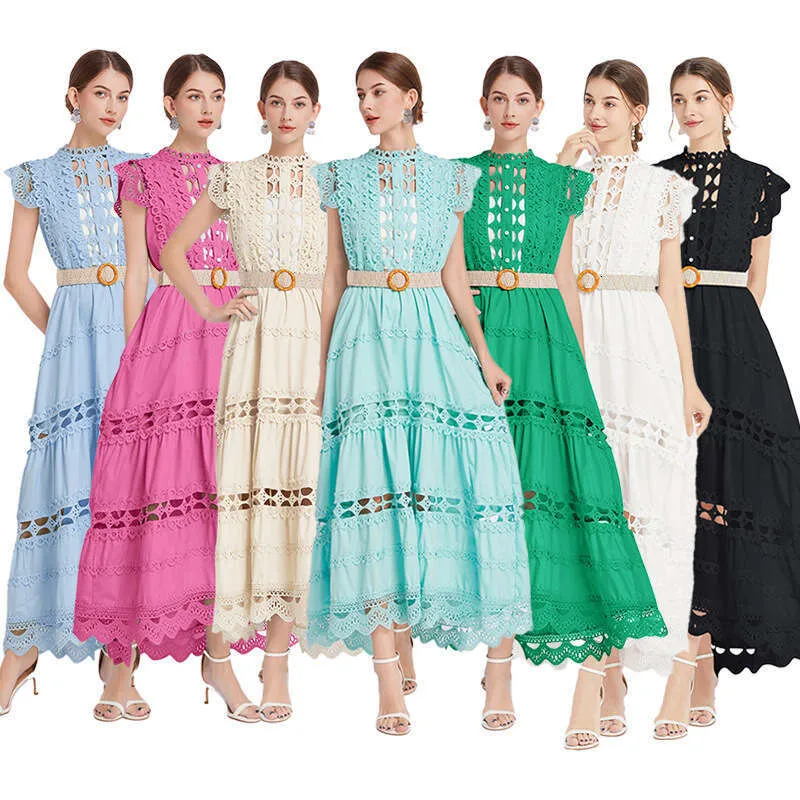 Solid Colour Dress Code Sleeveless Solid Color Dress: Long Fashion Stand... From ...