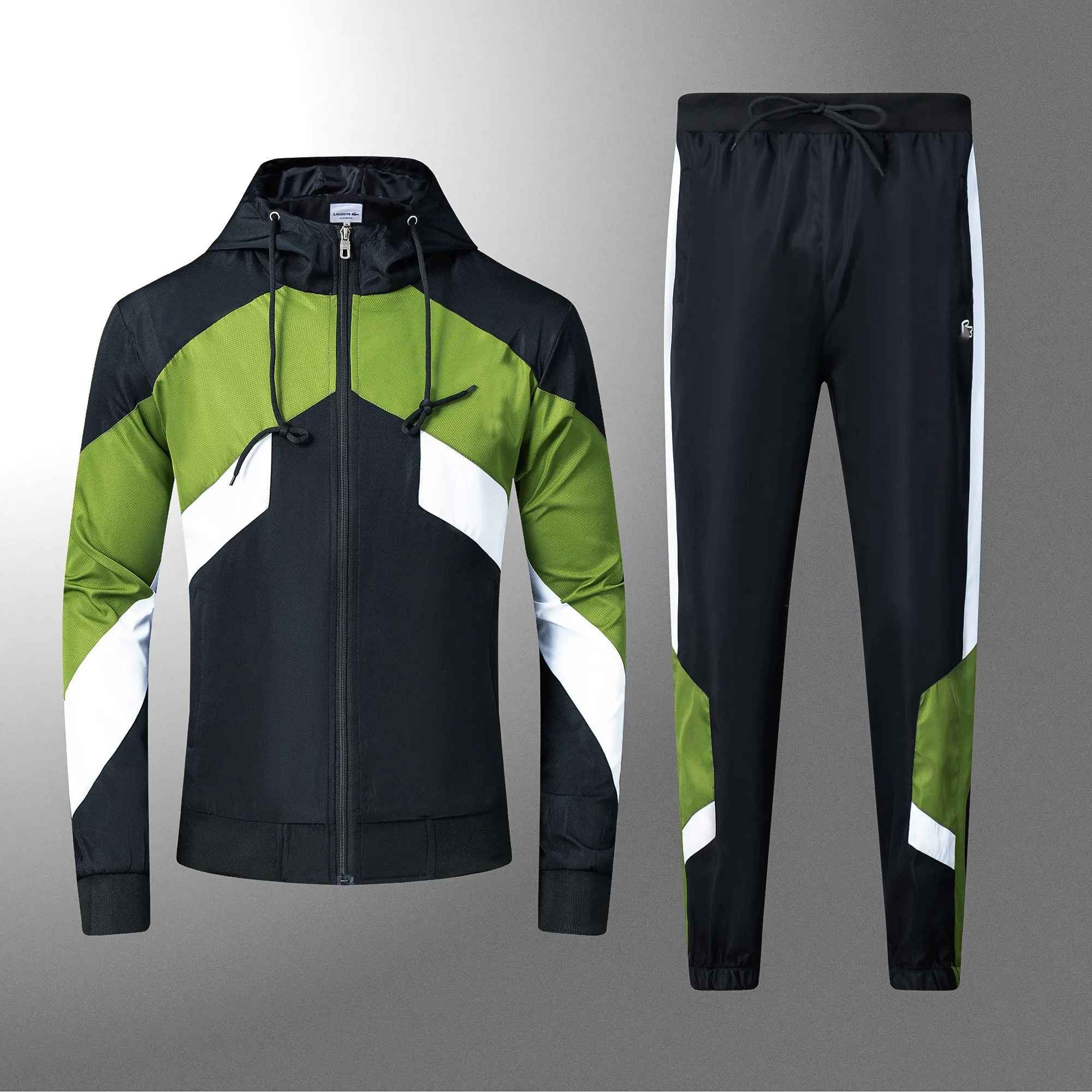 Ensemble Survêtement 2 Pièces Homme - Pull Sweat-shirt + Pantalon Jogging - Style Décontracté Football - Polyester/élasthanne