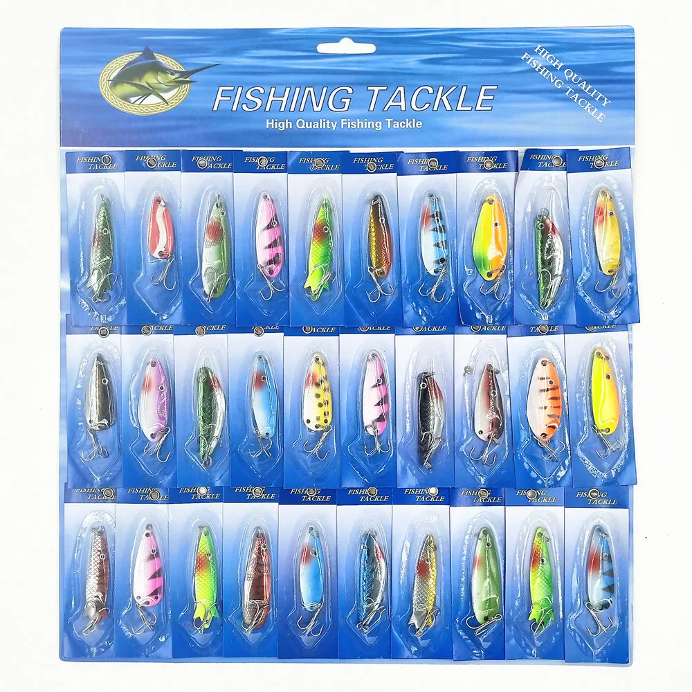 Fishing Lure Kit - Multi-Color Metal Spoons, Spinnerbaits, Jigs & Trout  Lures - Complete Tackle Set for Bass, Trout & More from Dhgate Baits & Lures  - price 36.16