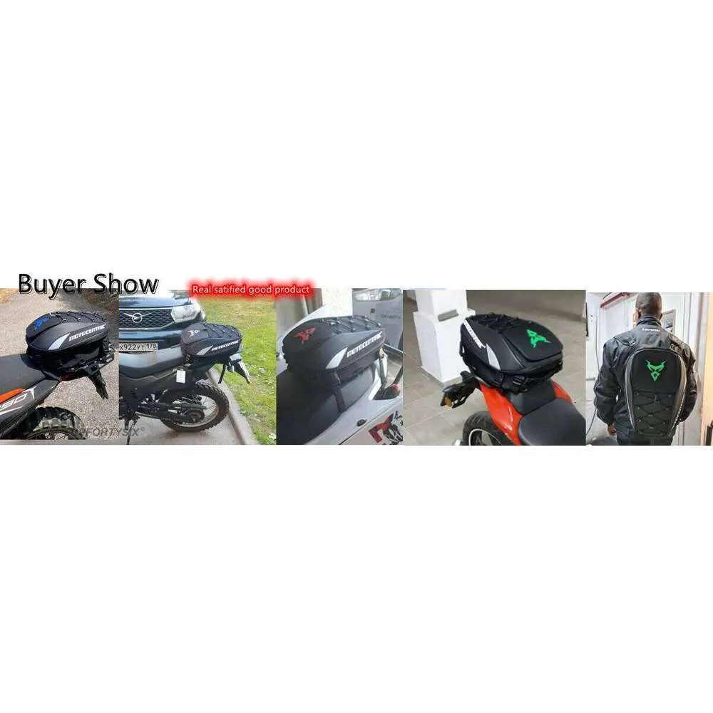 Bolso Trasero Multifunción Para Moto - Impermeable, Tela Oxford, Tipo Mochila O Baúl