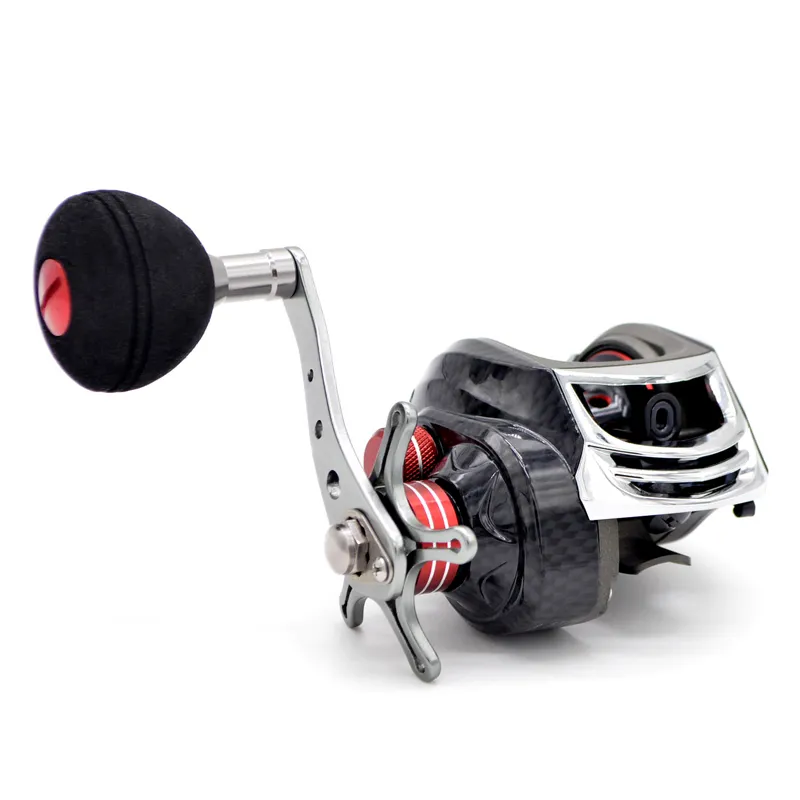baitcasting reel with 6 ball bearings Baitcasting Fishing Reel with 6.3:1 Gear Ratio 6+1 Ball Bearings Magnetic  Brake System