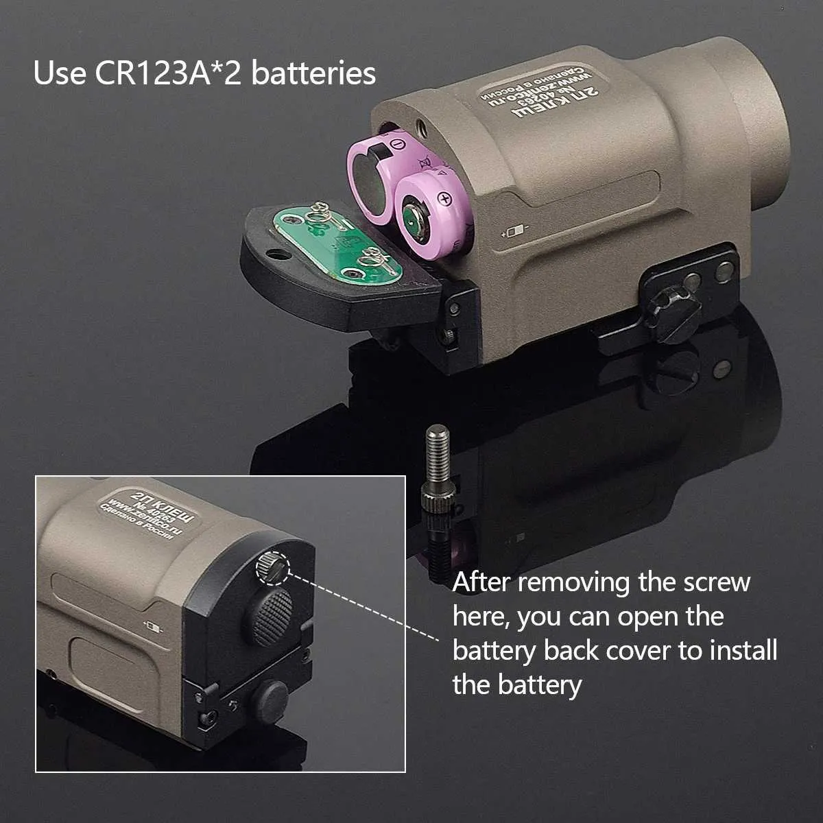 Zenitco AK SD Flashlight With Perst 4 Tactical Rifle Airsoft AK 47