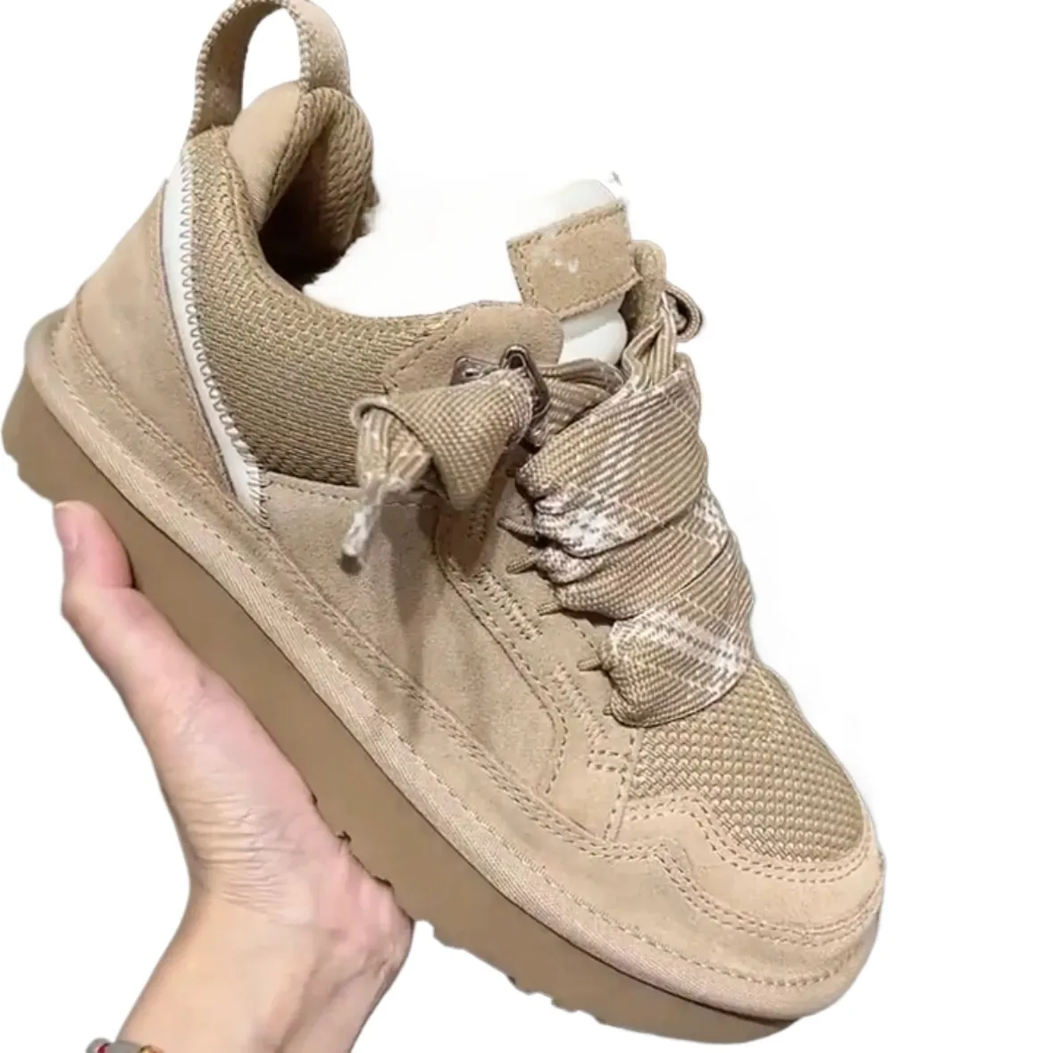 Tazz Tasman Lowmel Platform Casual Snow Boots Designer Sheepskin Ankle ...