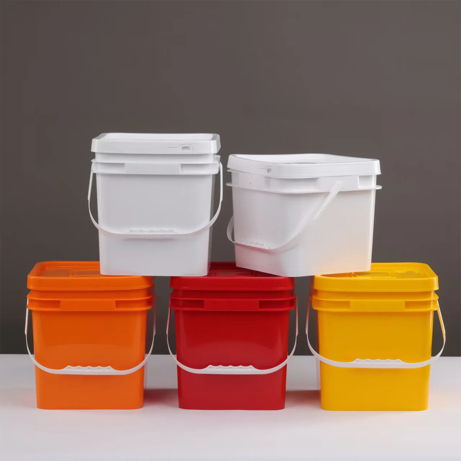 Clear Plastic Square Buckets: Stackable Storage Bins... From Czqysl, $3 ...