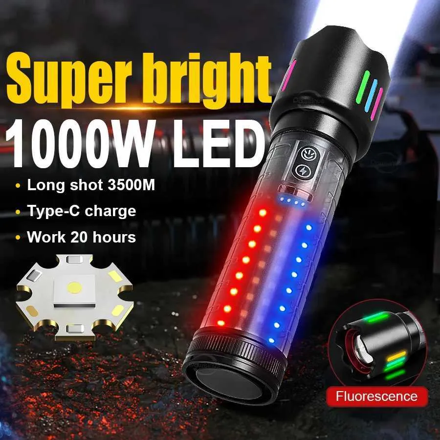Lampe de Poche Porte Clé LED Rechargeable 380 Lumens - Spot