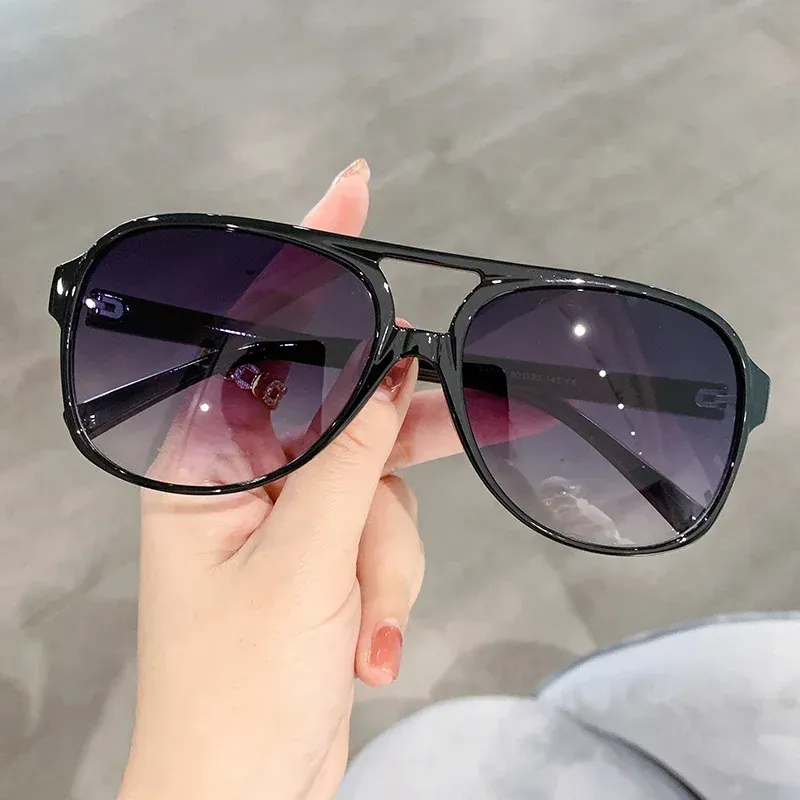 Classic Retro Vintage Aviation Pilot Sunglasses Women Men Big