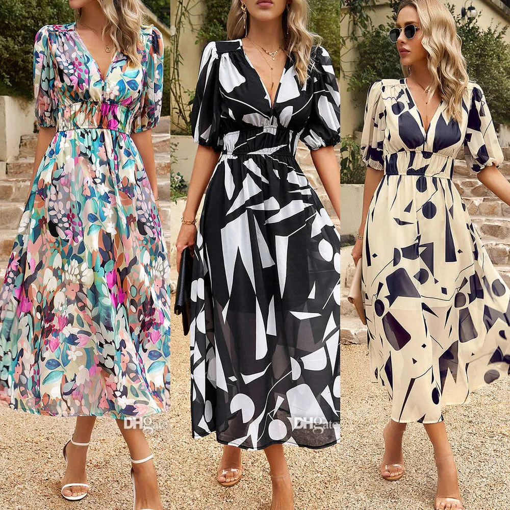 Ropa Sexy Para Mujer: Vestido Maxi Elegante Con Cuello En V