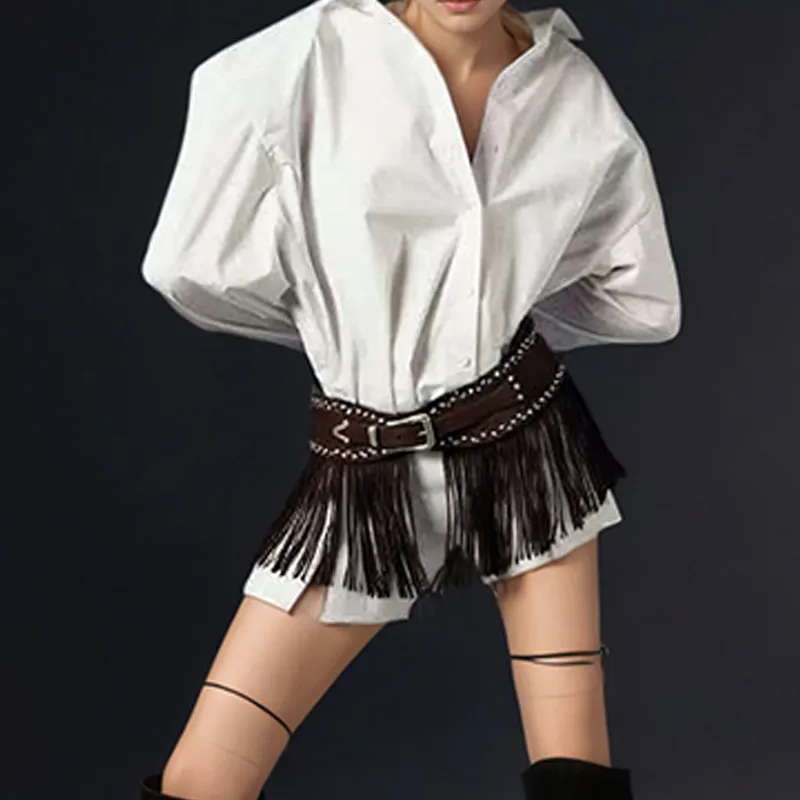 Grenzüberschreitender explosiver Absatz Europa und die Vereinigten Staaten Western Cowboy Quastengürtel Retro Wild Hippie Bohemian_voghion.com