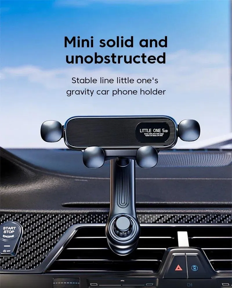 Nuovo supporto per auto con rotazione a 360°, supporto per presa d'aria, supporto per navigazione, supporto per telefono telescopico per 4,7-7_voghion.com
