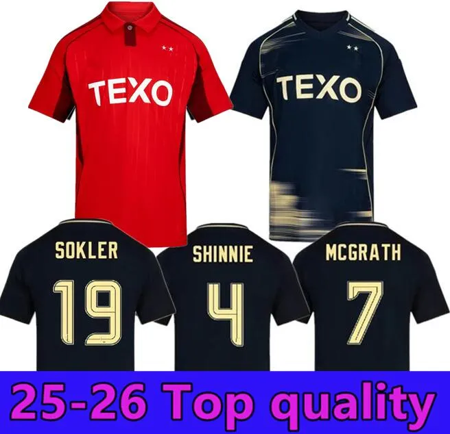 25/26 AbERdeEN FC Soccer Jerseys Kids Kit 2025 2026 Home Away