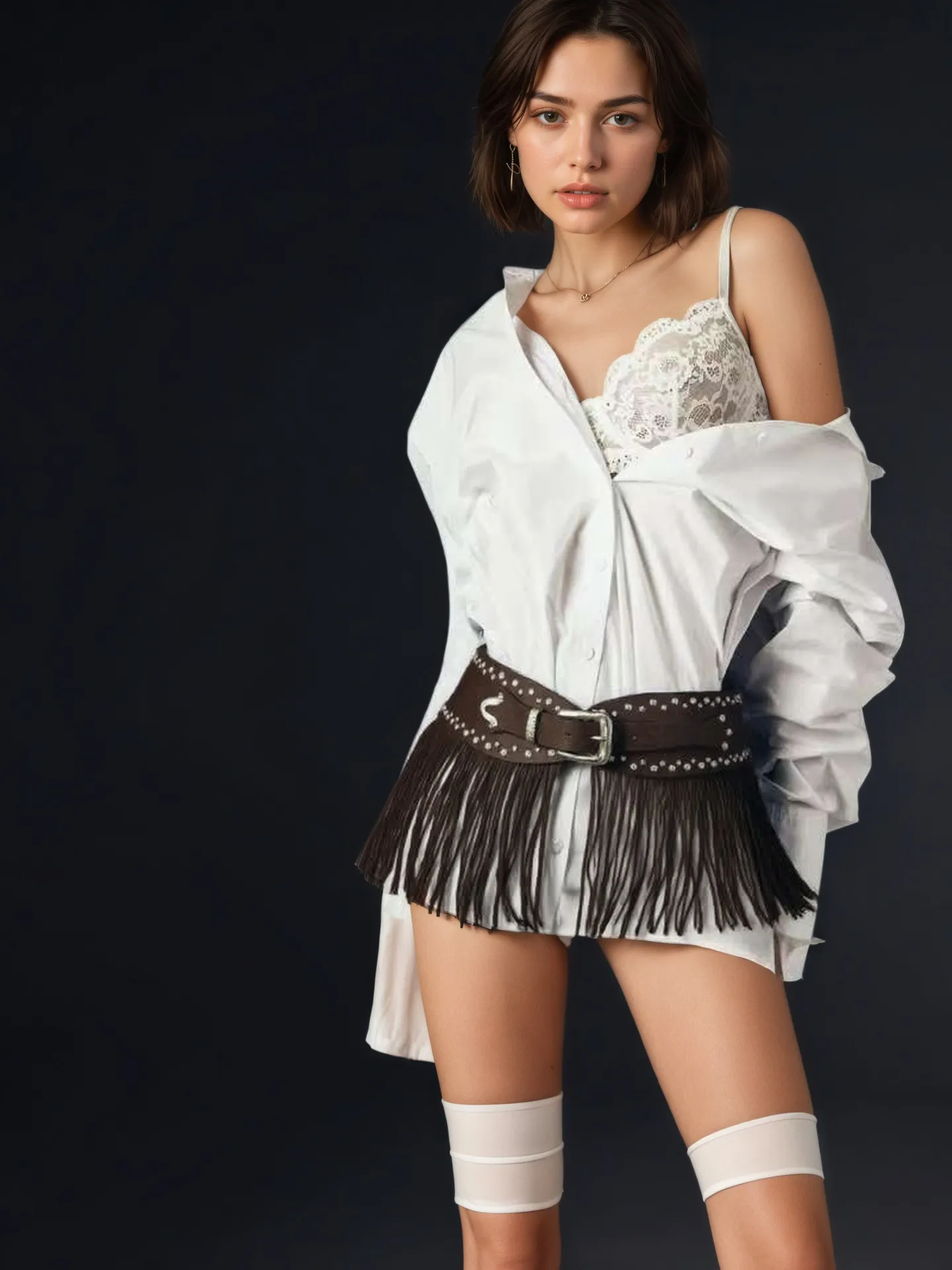 Cross-border Explosive Paragraph Europe And The United States Western Cowboy Tassel Belt Retro Wild Hippie Bohemian_voghion.com
