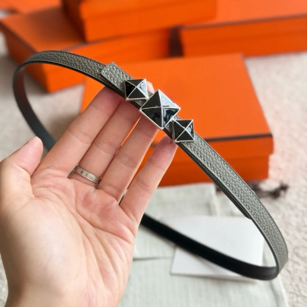 New Style Buckle Women Belt Women Thin Belt Width 1.3cm  display picture 1