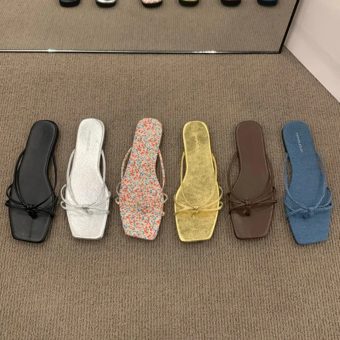 Comfortable Flat Sandals For Women Stylish Summer Flip Flops_voghion.com