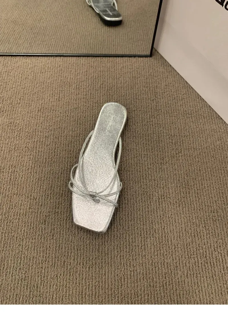 Summer Fashionable Plus Size Flat Flip Flops Comfortable To Wear On The Outside Soft Soled Slippers For Women 250703_voghion.com