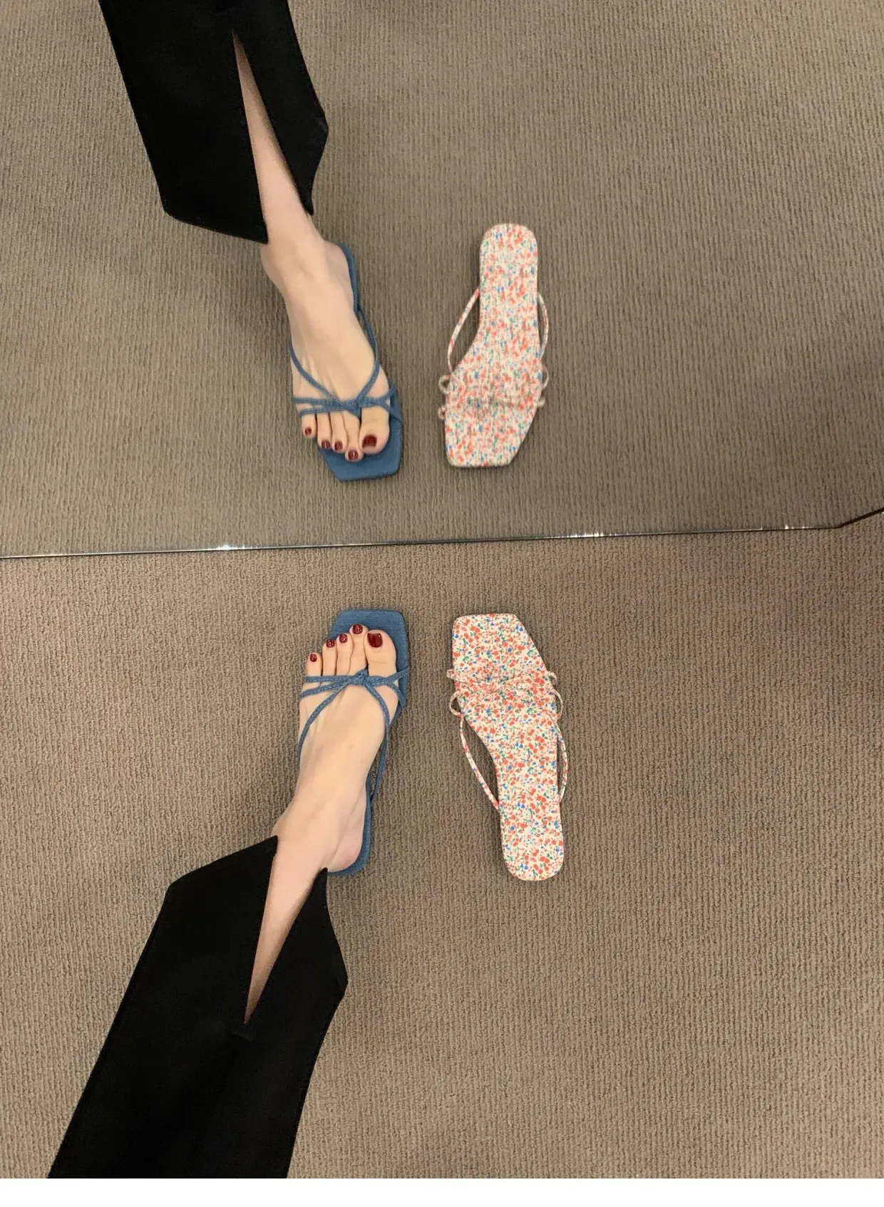 Comfortable Flat Sandals For Women Stylish Summer Flip Flops_voghion.com