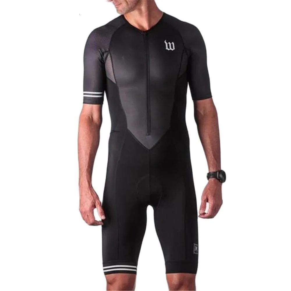 Combinaison Cycliste Une Pièce Manches Courtes – Triathlon / VTT – Taille Normale