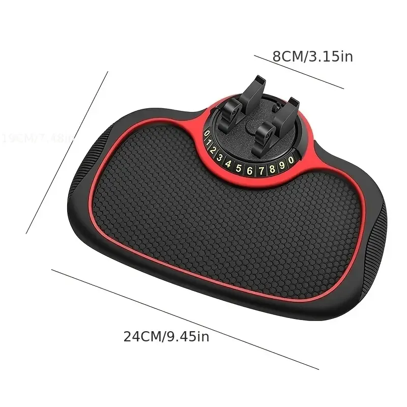 Supporto auto antiscivolo multifunzione, supporto per telefono cellulare antiscivolo, supporto per cruscotto auto in silicone_voghion.com