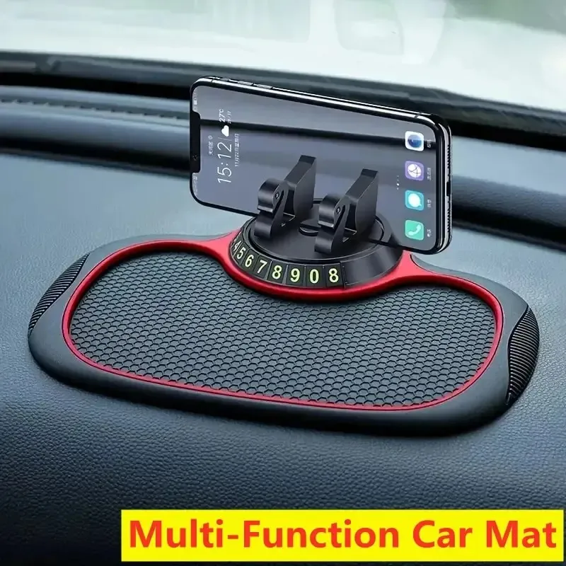 Supporto auto antiscivolo multifunzione, supporto per telefono cellulare antiscivolo, supporto per cruscotto auto in silicone_voghion.com