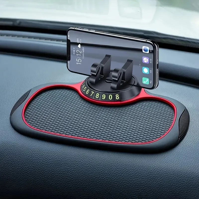 Supporto auto antiscivolo multifunzione, supporto per telefono cellulare antiscivolo, supporto per cruscotto auto in silicone_voghion.com