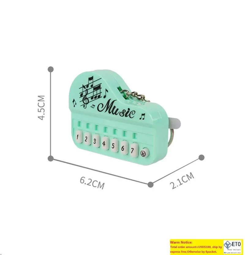 Mini Keyboard Key Ring Mini Piano Keychain Portable Electronic Keyboard... From ...